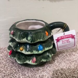 Mr. Christmas Green Nostalgic Tree Mug